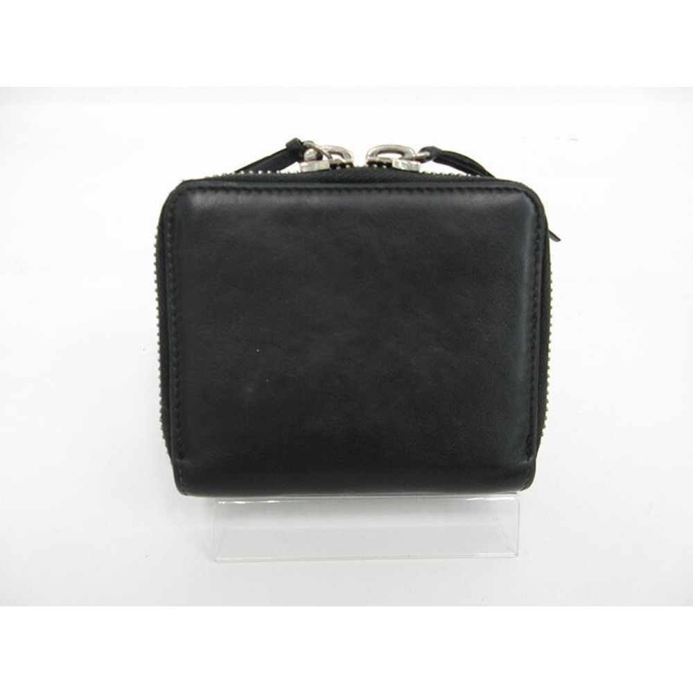 Balenciaga Billfold Wallet Black Zip Paper Compact